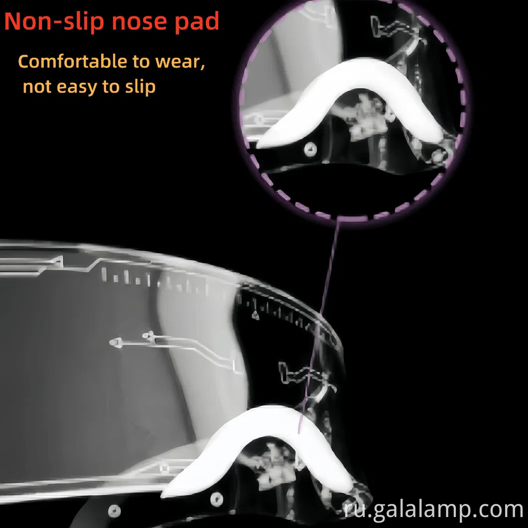 Красочные очки для звуковой панели с подсветкой в ​​стиле научной фантастики